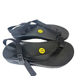 Chaco Bodhi Mens 13‎ Classic Strap Toe Loop Sandals Black Sport Outdoor Hiking